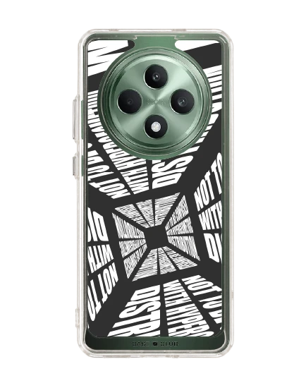 oppo reno 12f clear case word distortion