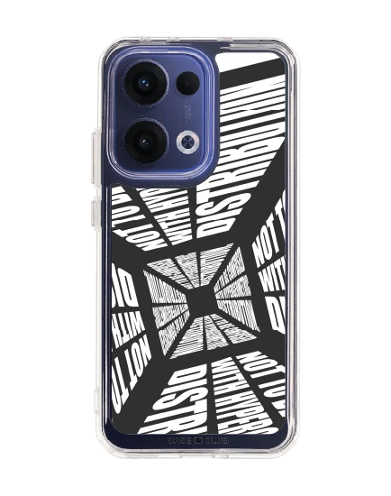 oppo reno 13 clear case word distortion