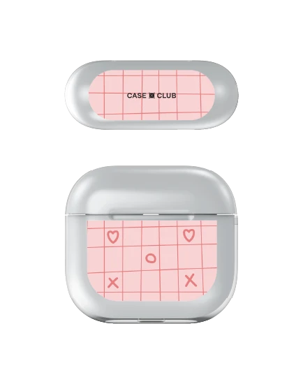 เคสใส airpods 4 ตารางรัก xoxo