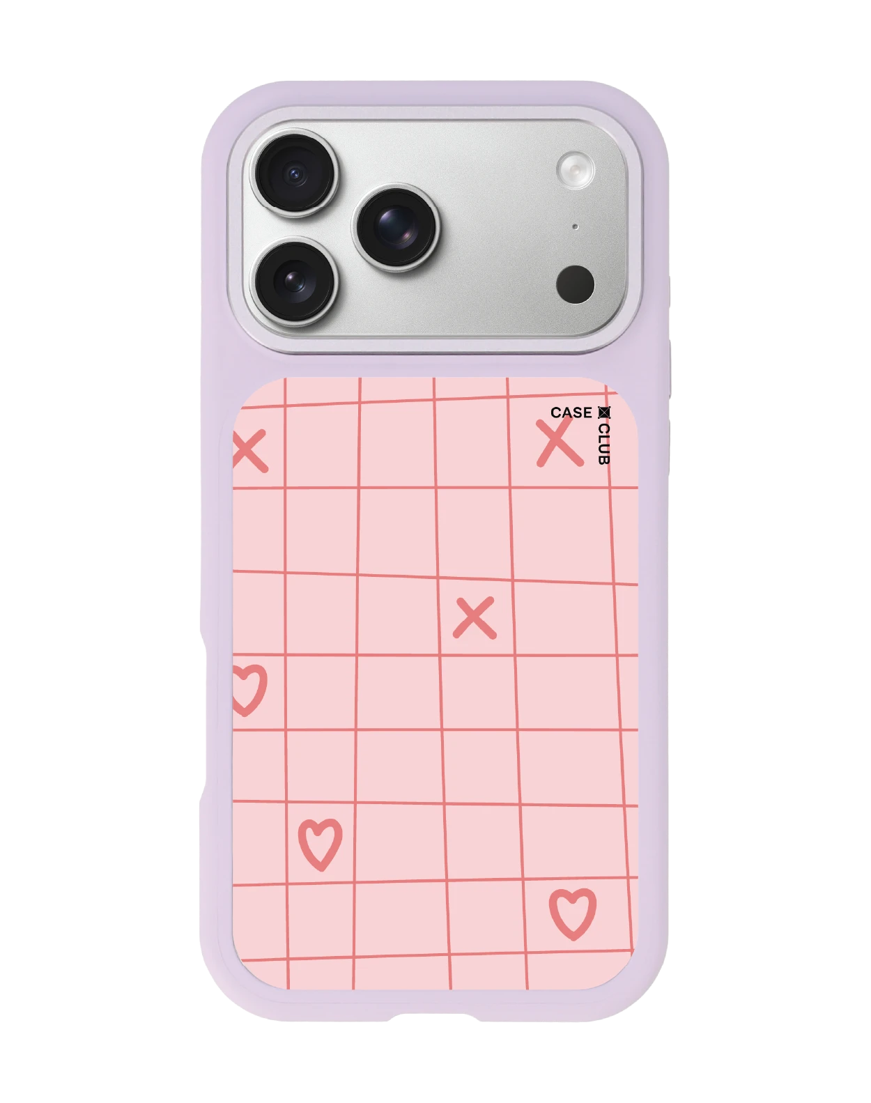 เคสเปลี่ยนฝาหลัง iphone 18 pro max magsafe สีม่วง ตารางรัก xoxo
