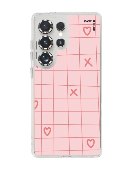 samsung galaxy s25 ultra clear magsafe xoxo love grid