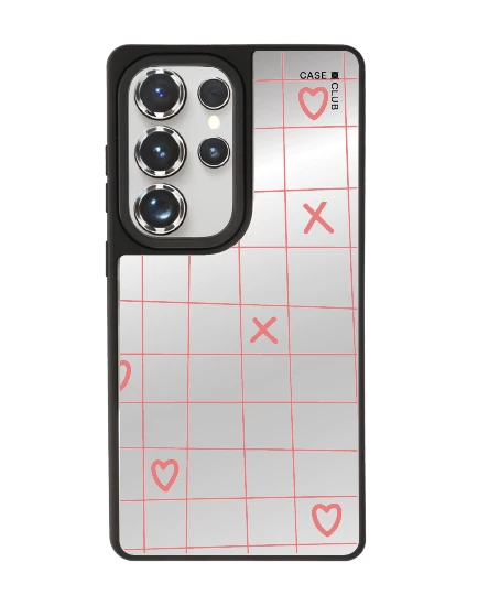 samsung s25 ultra matte mirror magsafe xoxo love grid