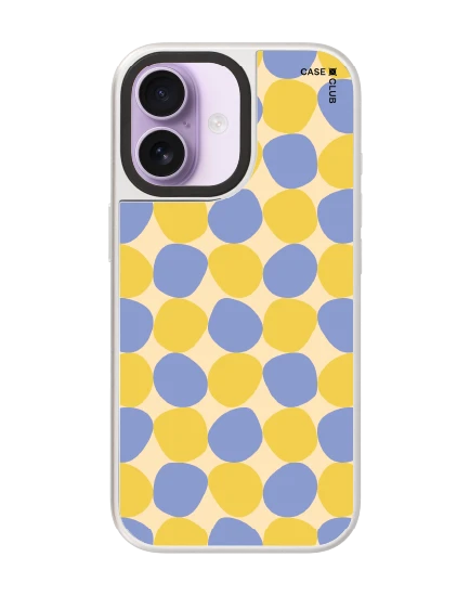 iphone 17 mirror silver magsafe yellow stack polka dots