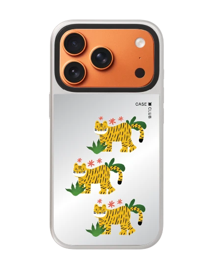 เคสกระจก iphone 17 pro magsafe ขบวนการเสือเหลืองสุดน่ารัก