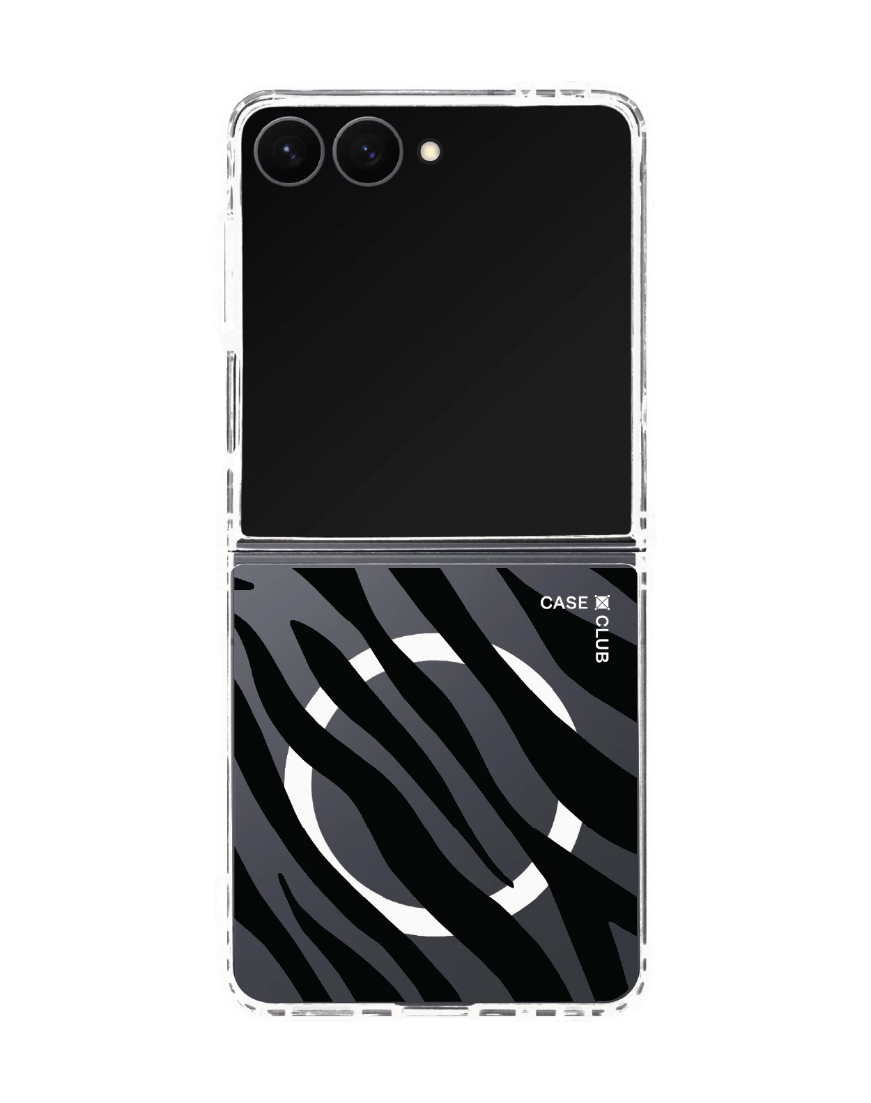 เคสใส samsung galaxy z flip 8 magsafe ลายม้าลาย