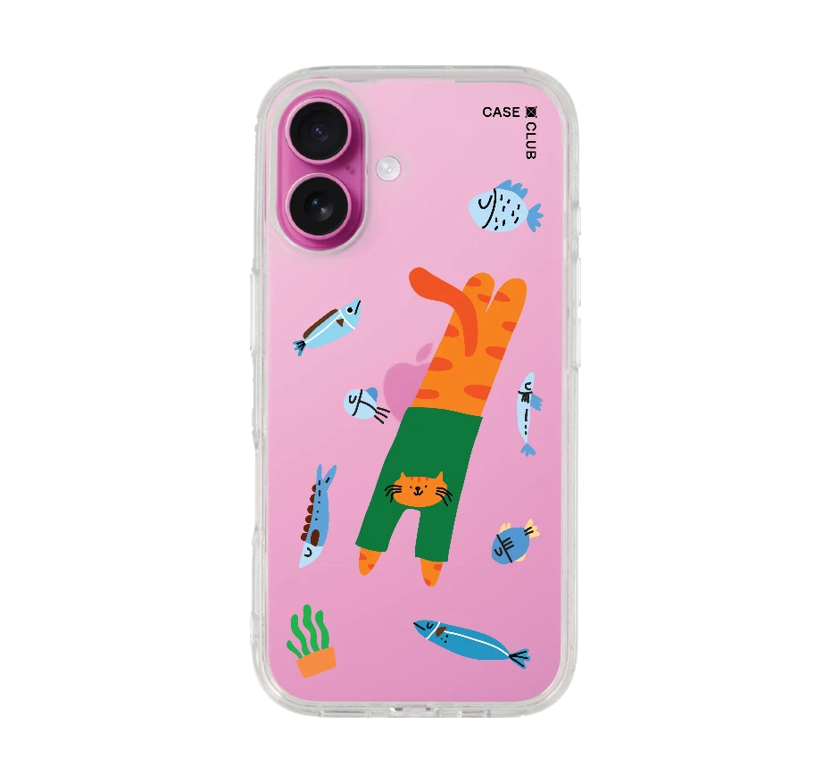 แมวส้มกับปลาเพื่อนรัก