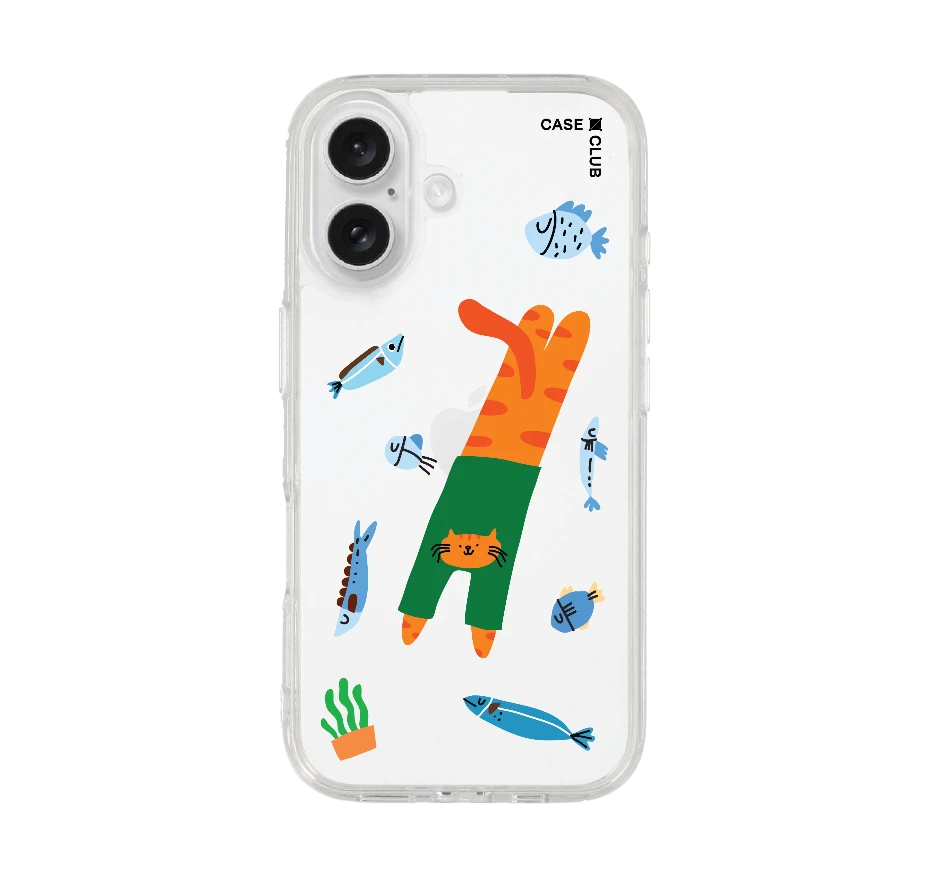 แมวส้มกับปลาเพื่อนรัก