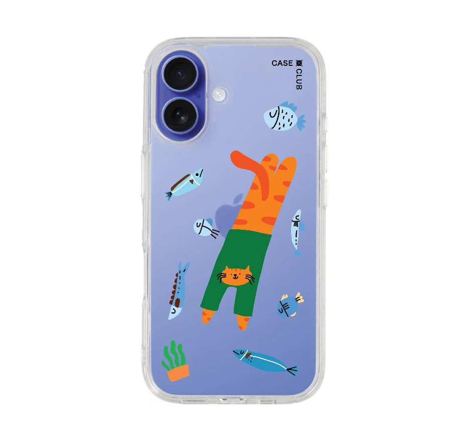 แมวส้มกับปลาเพื่อนรัก