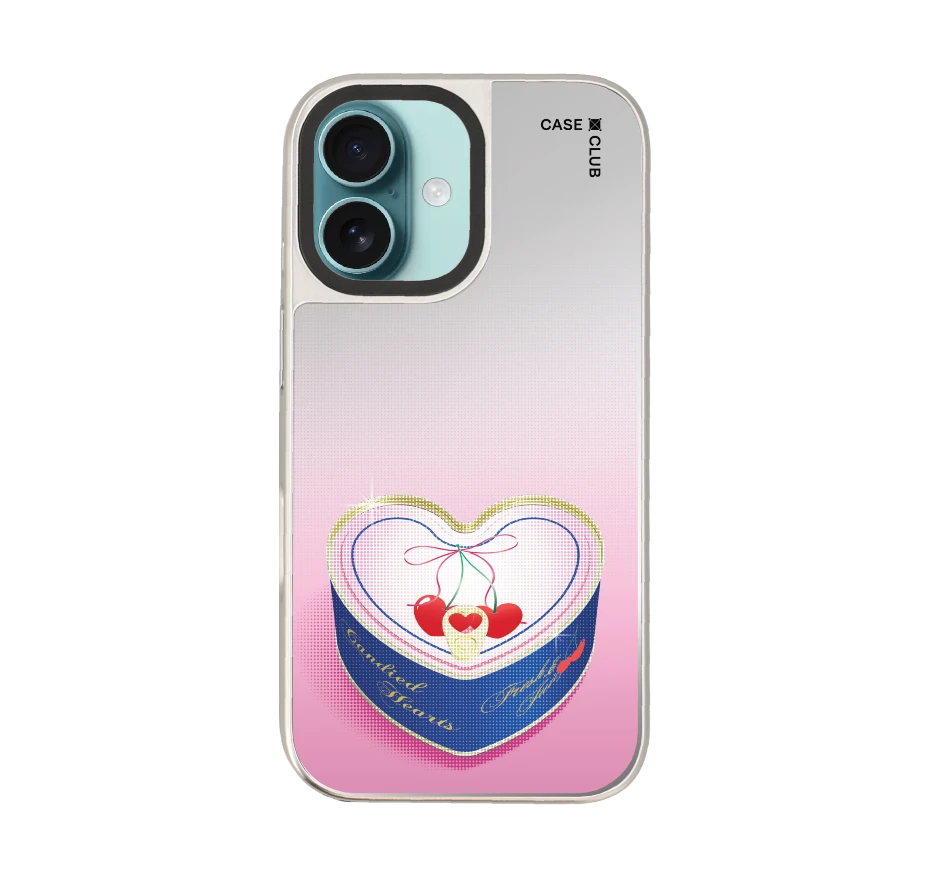 halftone candy heart