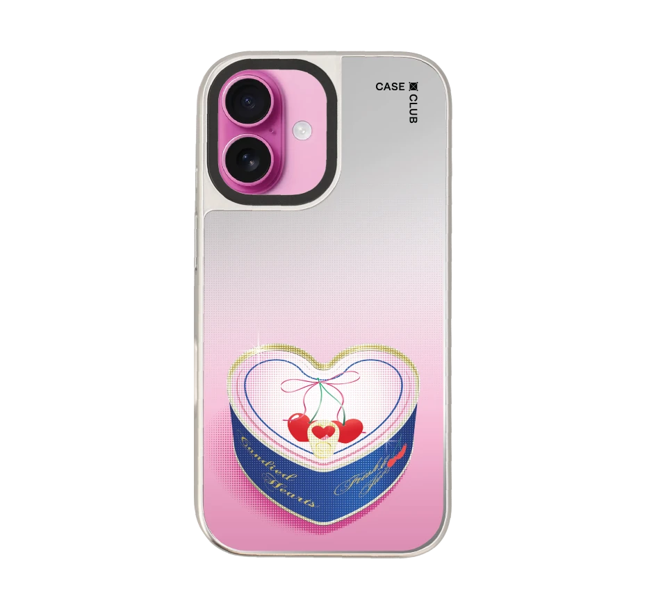 halftone candy heart