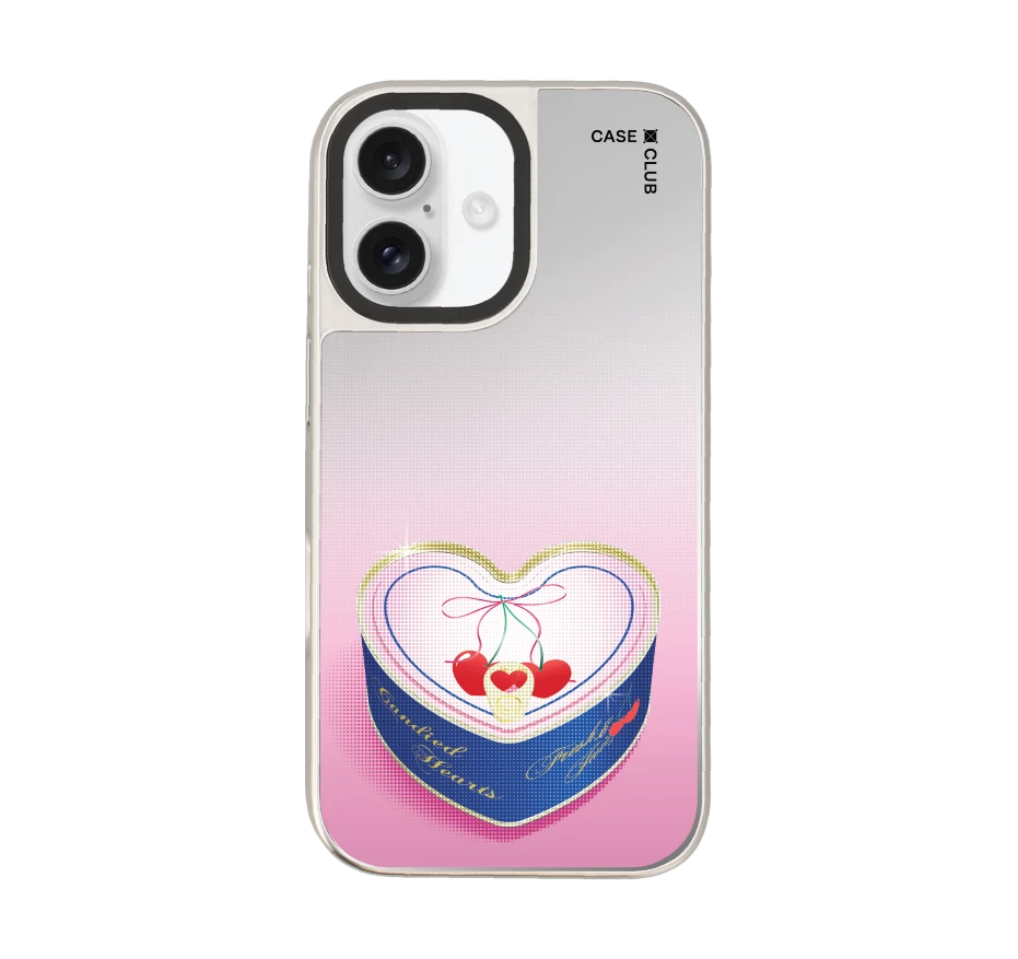 halftone candy heart