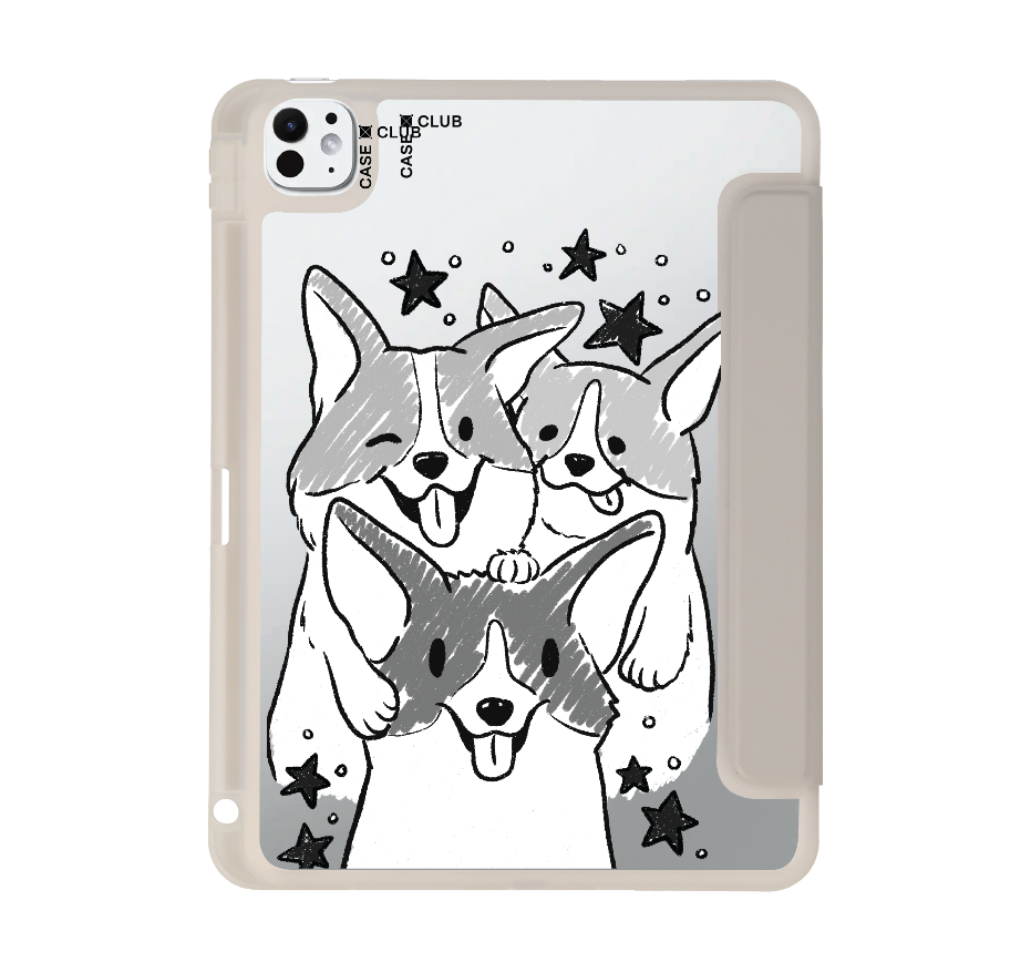 corgi trio