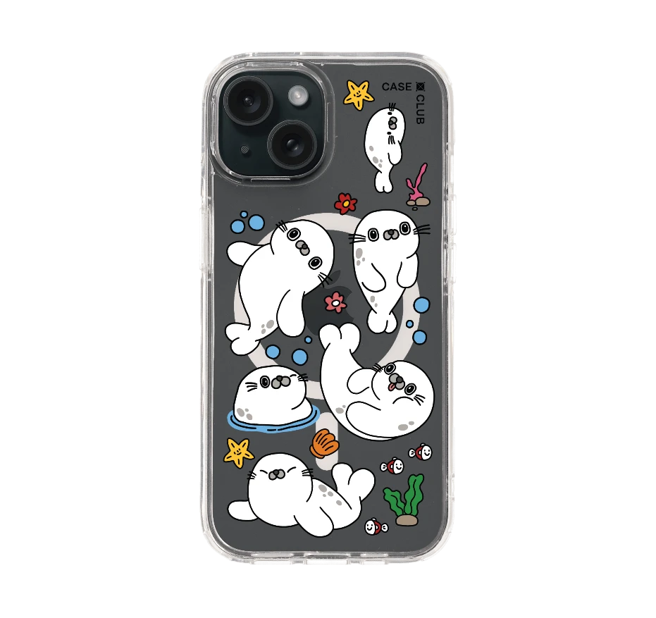 แมวน้ำจอมซน สติกเกอร์ใต้ทะเล