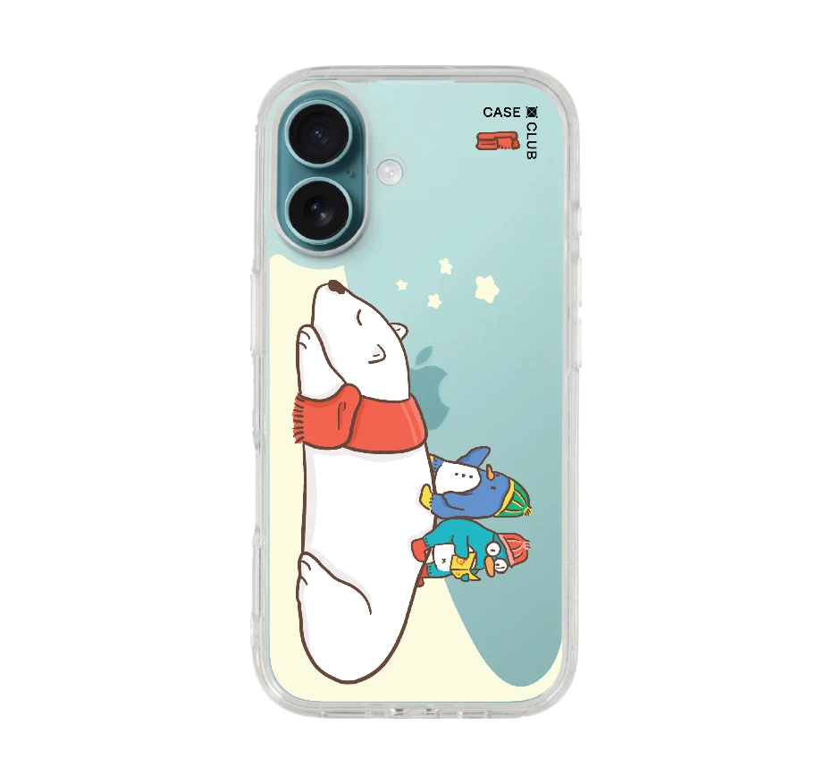 polar bear & duo penguin