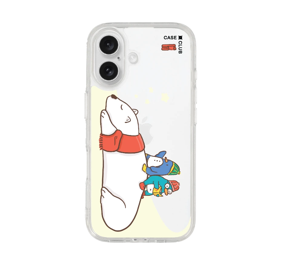 polar bear & duo penguin