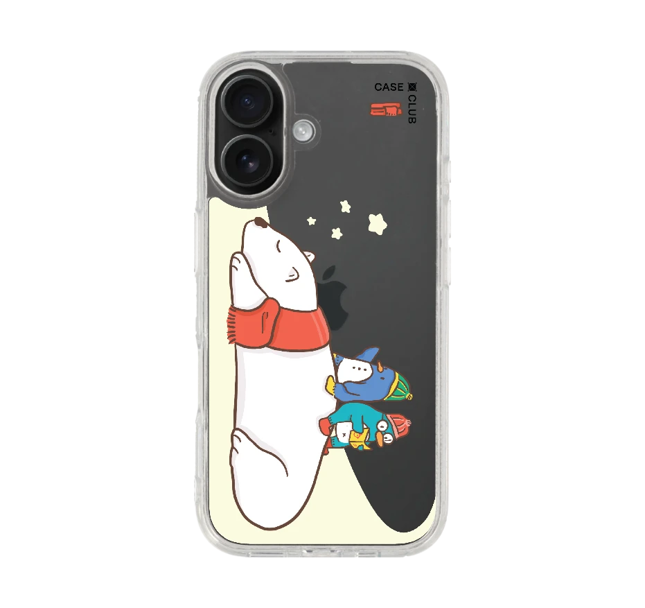 polar bear & duo penguin