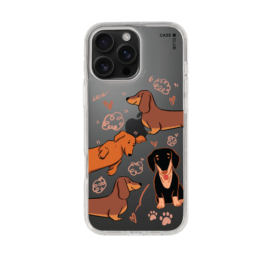 brown dachshund pattern