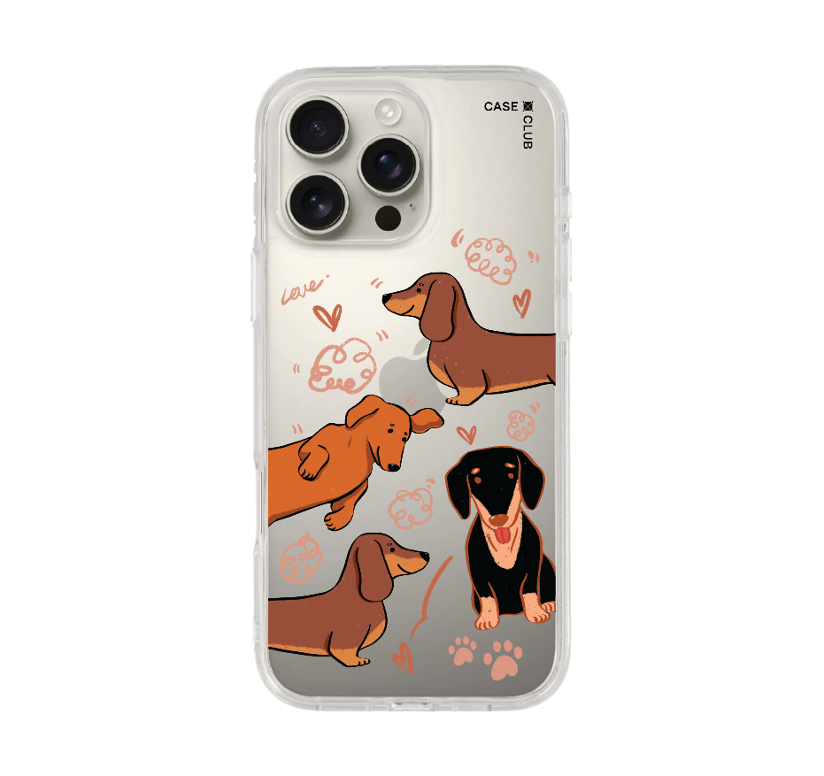 brown dachshund pattern