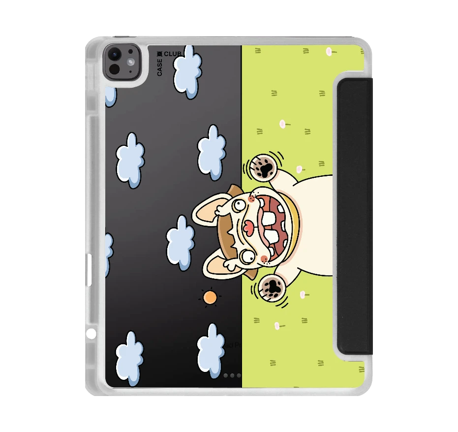 french bull dog garden