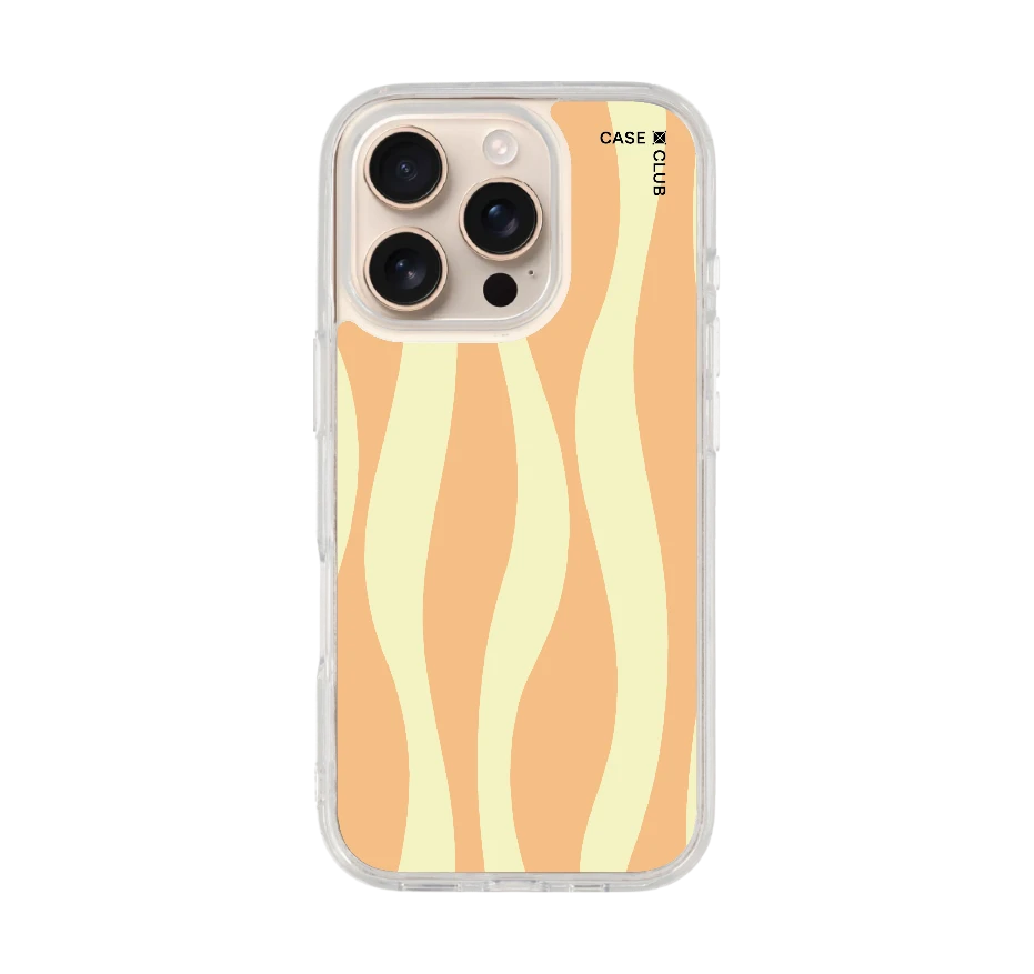 yellow & orange wavy pattern