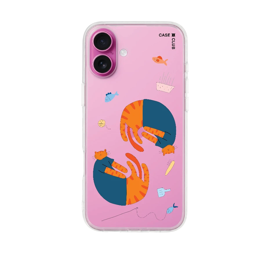 orange cat with blue shirt