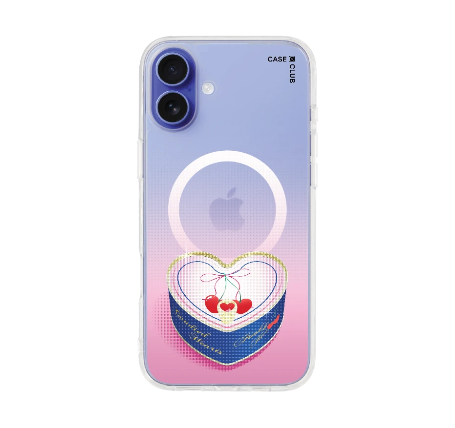 กล่องของขวัญเชอร์รี่สีชมพู