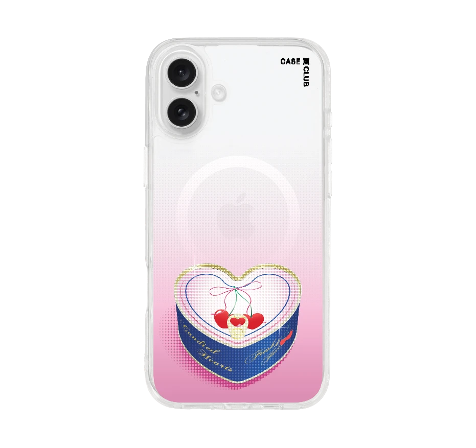 กล่องของขวัญเชอร์รี่สีชมพู