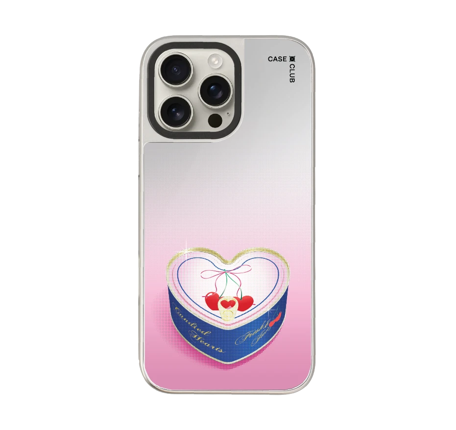 halftone candy heart