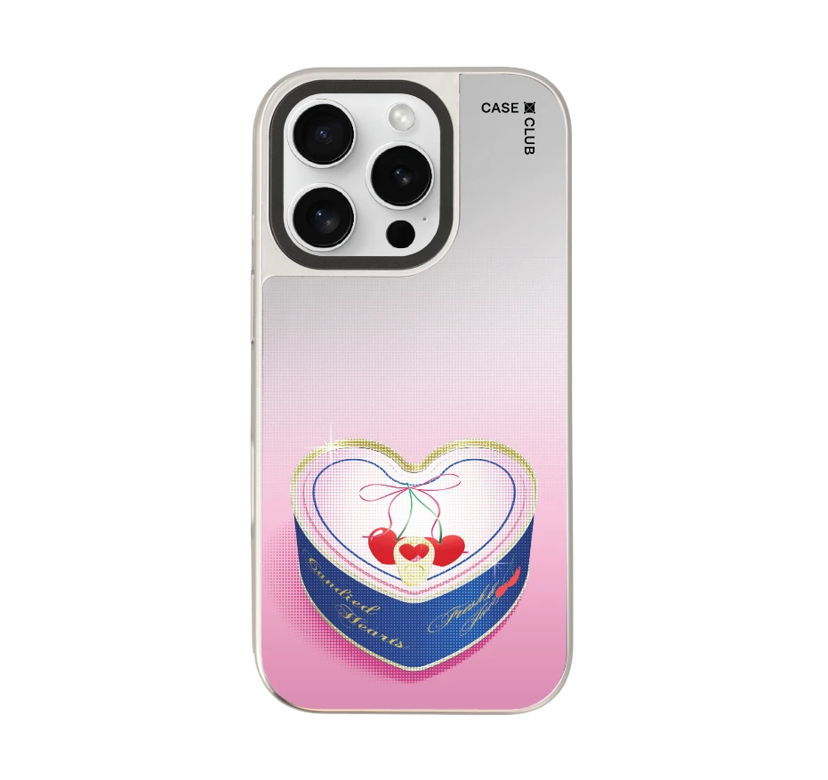 กล่องของขวัญเชอร์รี่สีชมพู