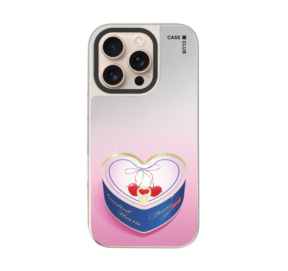 กล่องของขวัญเชอร์รี่สีชมพู