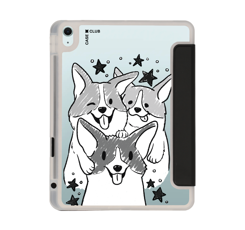 corgi trio