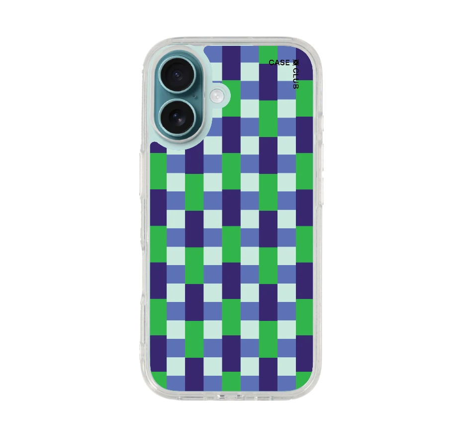 กริด ตารางสีเขียวน้ำเงิน