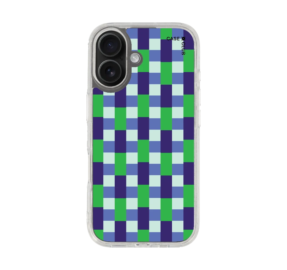 กริด ตารางสีเขียวน้ำเงิน