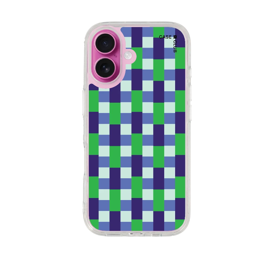 กริด ตารางสีเขียวน้ำเงิน