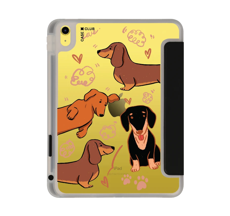 brown dachshund pattern