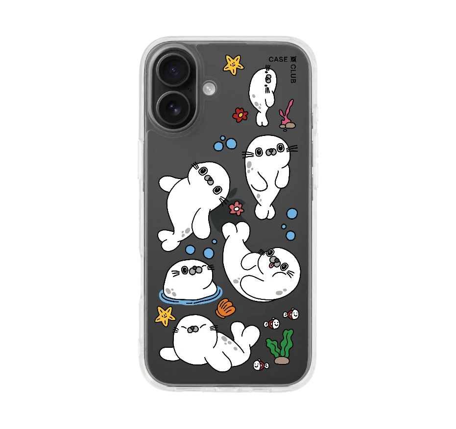 แมวน้ำจอมซน สติกเกอร์ใต้ทะเล