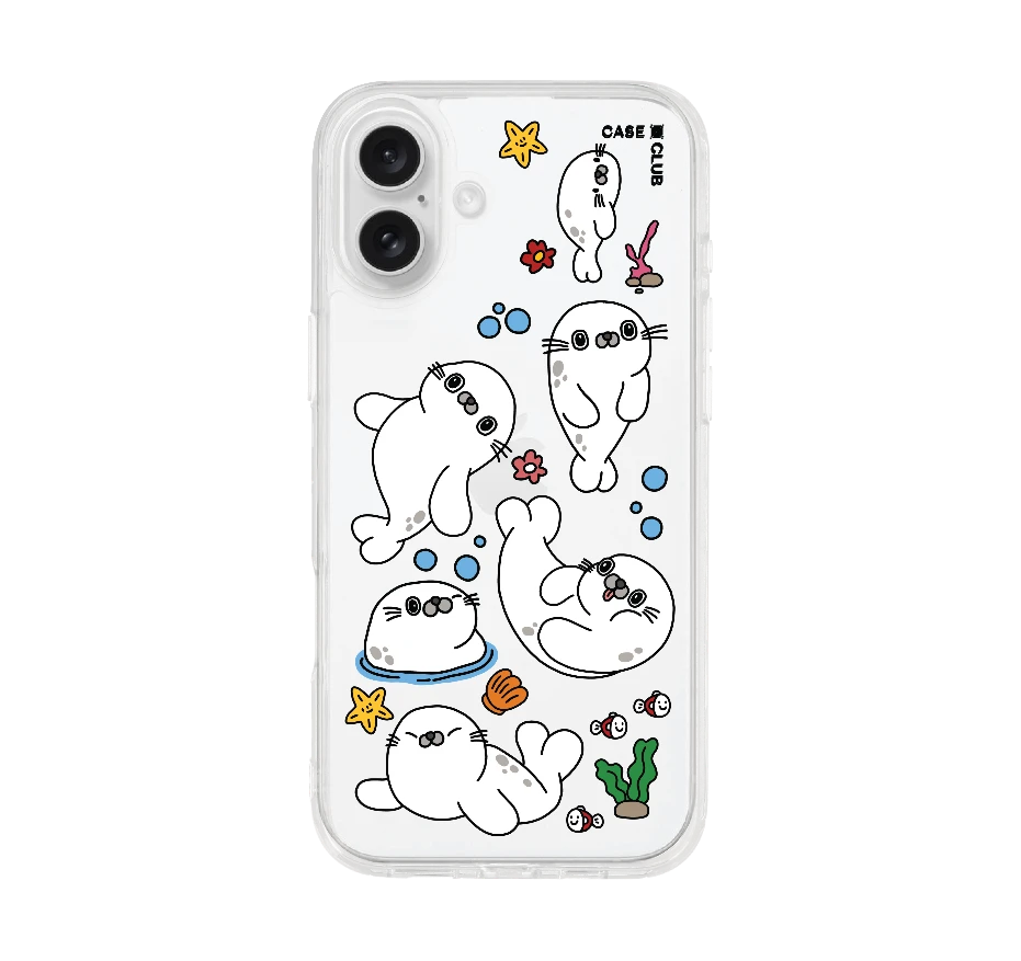 แมวน้ำจอมซน สติกเกอร์ใต้ทะเล