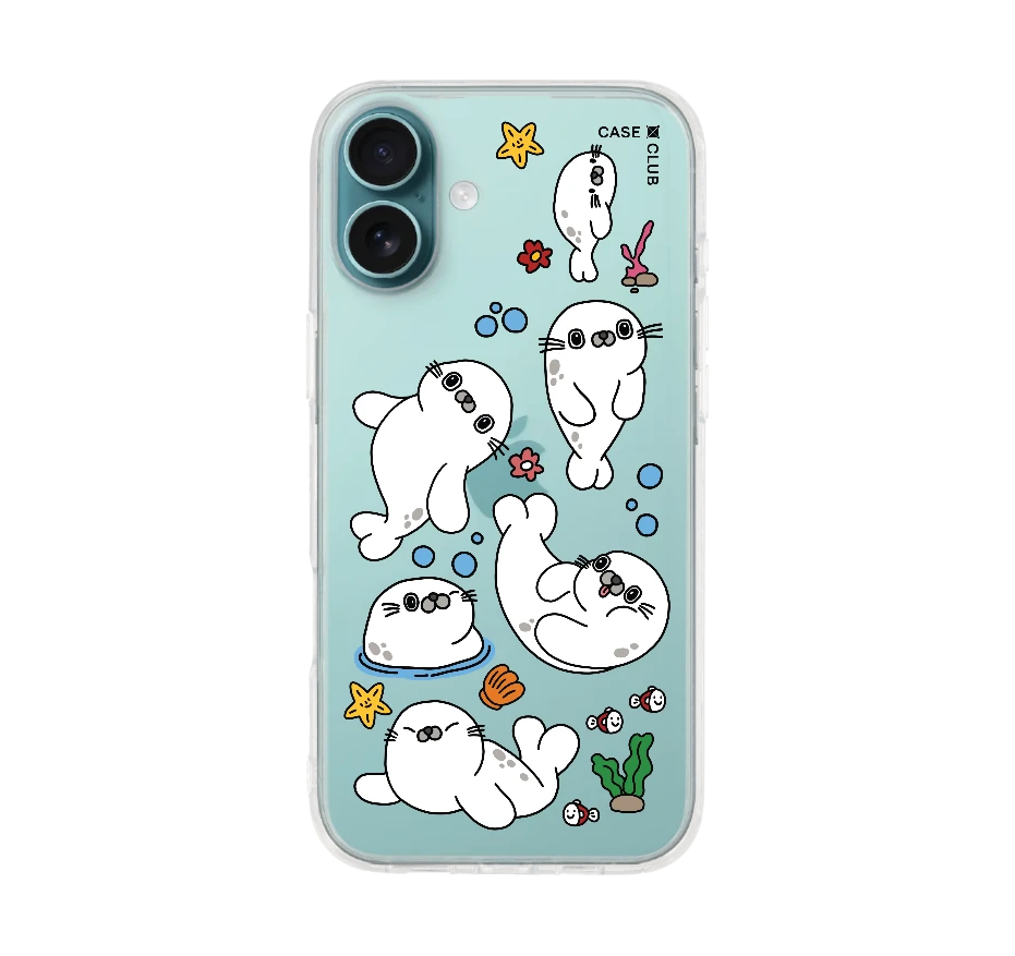 แมวน้ำจอมซน สติกเกอร์ใต้ทะเล