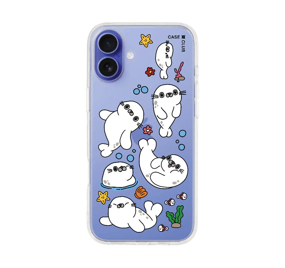 แมวน้ำจอมซน สติกเกอร์ใต้ทะเล