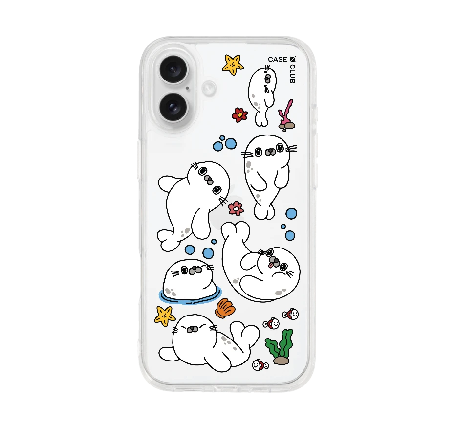 แมวน้ำจอมซน สติกเกอร์ใต้ทะเล