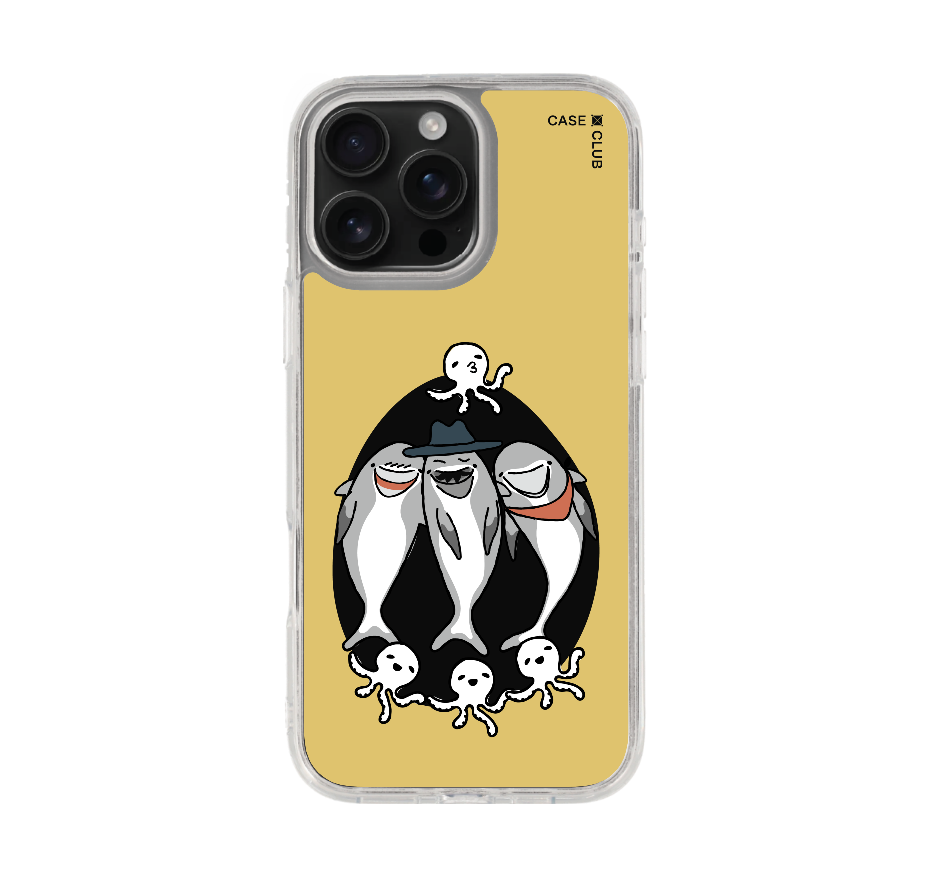 octopus & dolphin