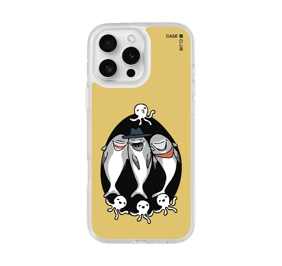 octopus & dolphin