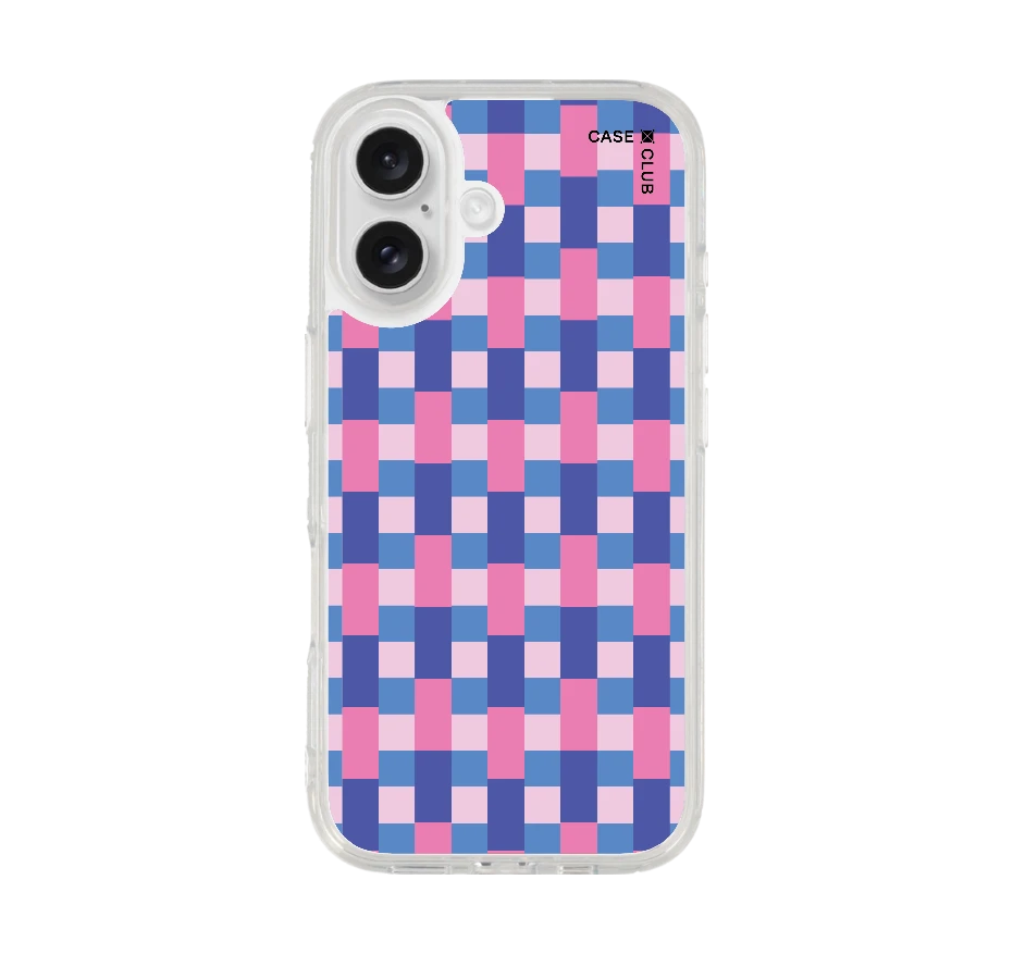 กริด ตารางสีชมพูฟ้า