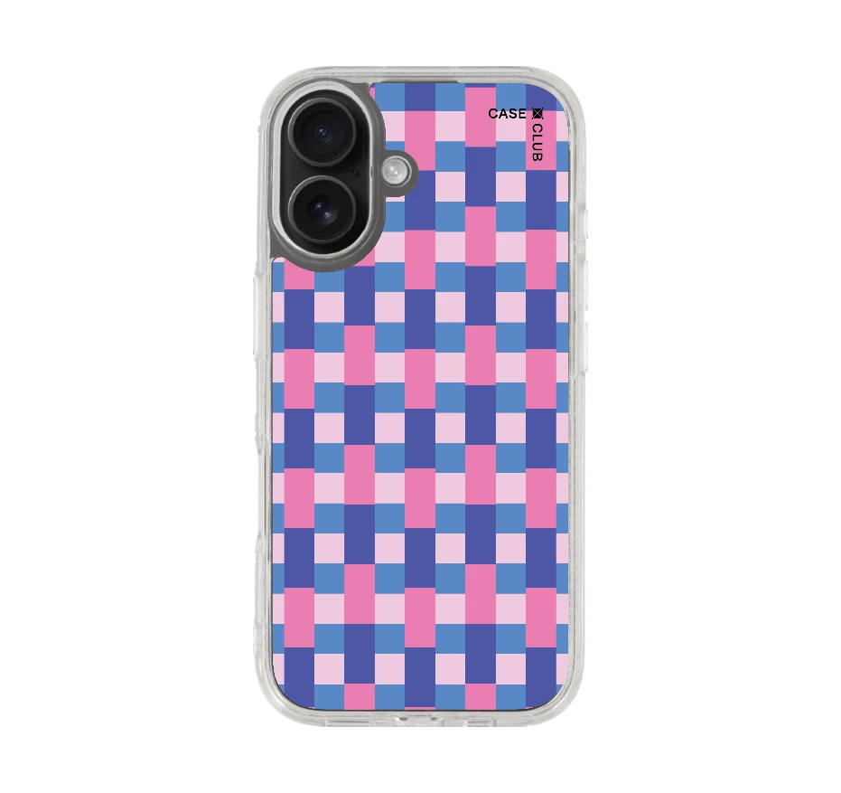 กริด ตารางสีชมพูฟ้า