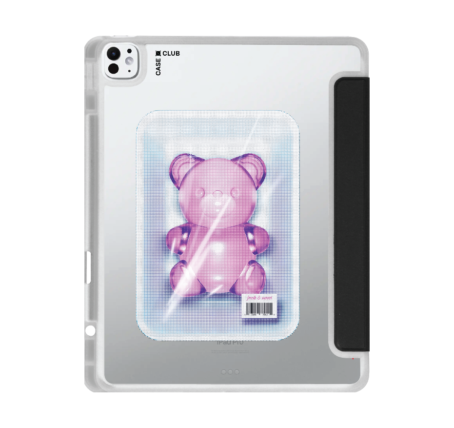 halftone jelly bear