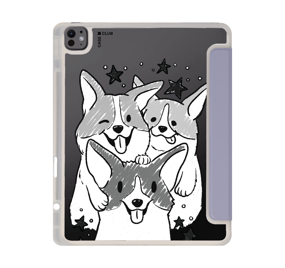 corgi trio