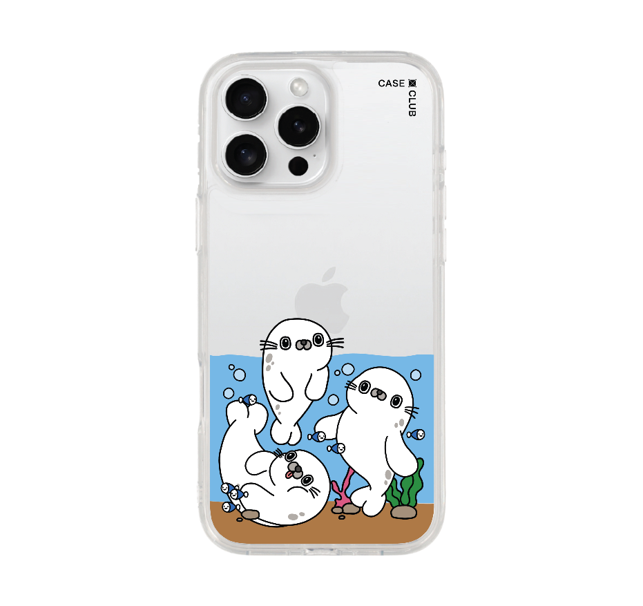 seal under the sea