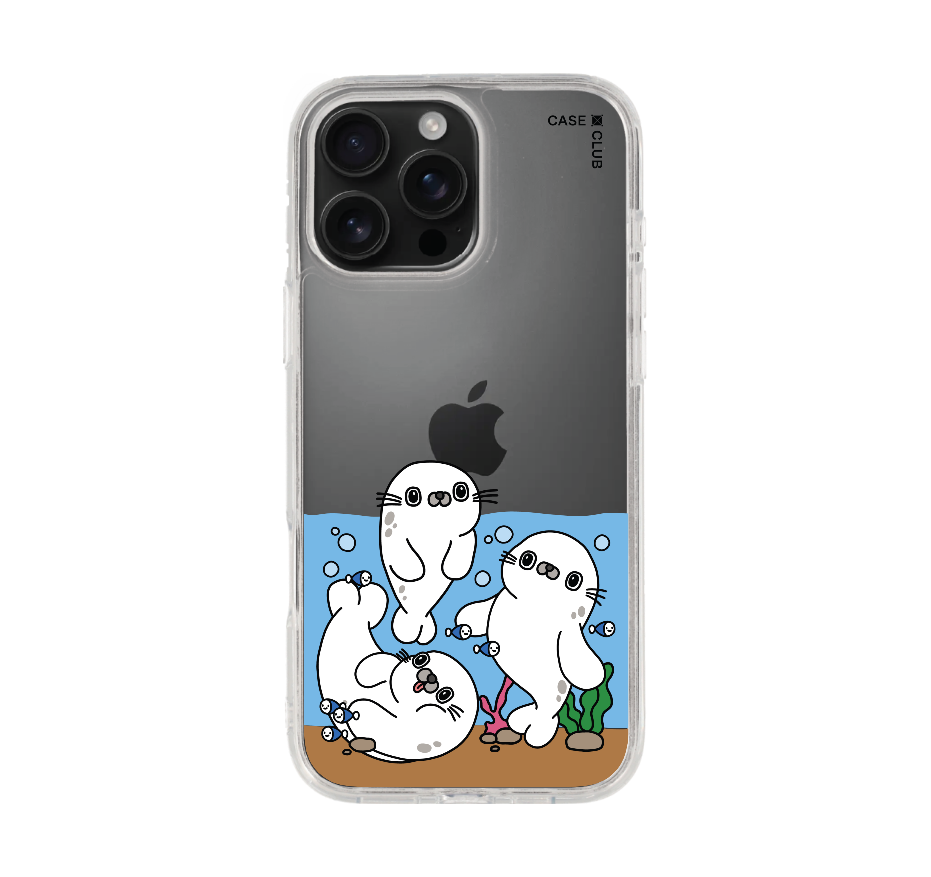 seal under the sea