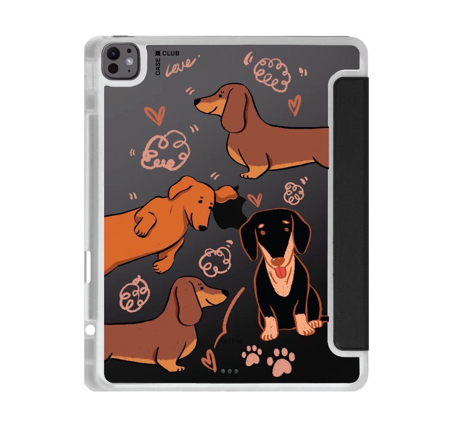 brown dachshund pattern