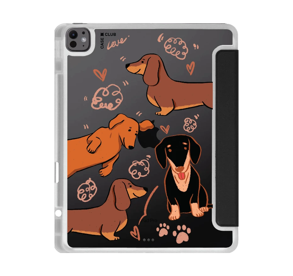 brown dachshund pattern